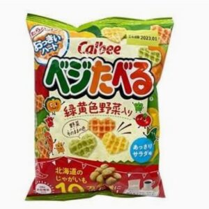 Calbee卡樂比 綠黃色野菜餅乾 50g
