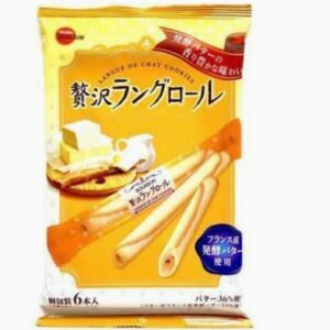 BOURBON北日本 奢華貓舌餅乾捲 6本入