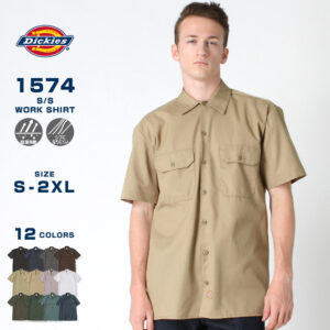 Dickies 男士短袖工作襯衫